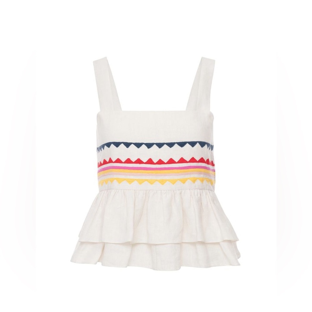 Carolina K Jenni Iris Boho crop top and skirt set